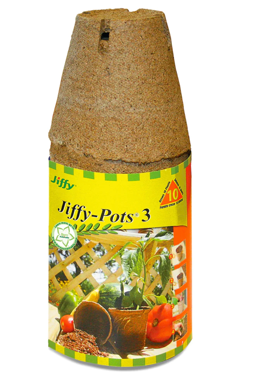 can you plant jiffy pots Jiffy pots